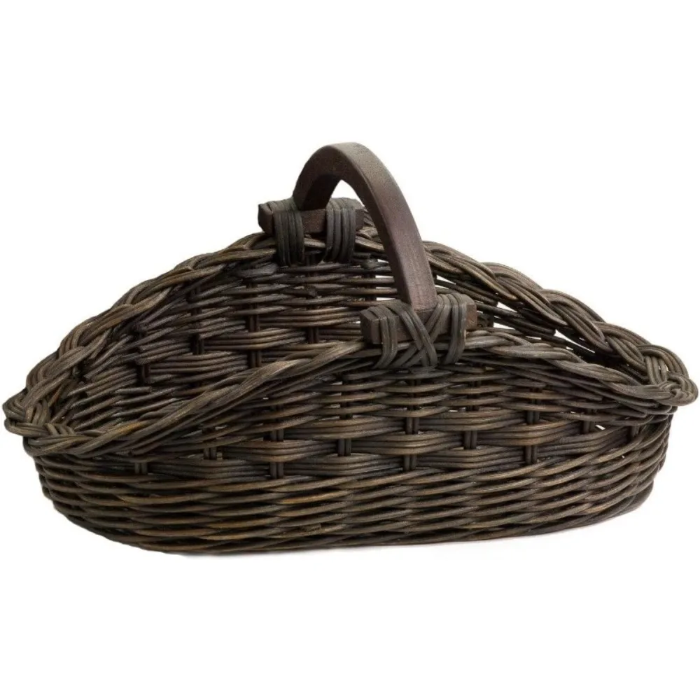 Wicker Gathering Basket, Small, 18.5 in L x 10 in W x 9 in H, Antique Walnut Brown (Sold Individually)
Wicker Gathering Basket, Small, 18.5 in L x 10 in W x 9 in H, Antique Walnut Brown (Sold Individually)