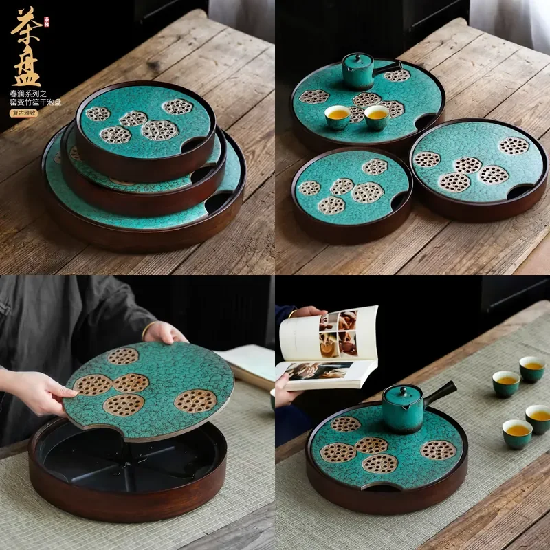 【CHIMU HOME】Ceramic Tray with Melamine Chassis Water Storage for Chunlan Fungus Japanese Emerald Table
【CHIMU HOME】Ceramic Tray with Melamine Chassis Water Storage for Chunlan Fungus Japanese Emerald Table