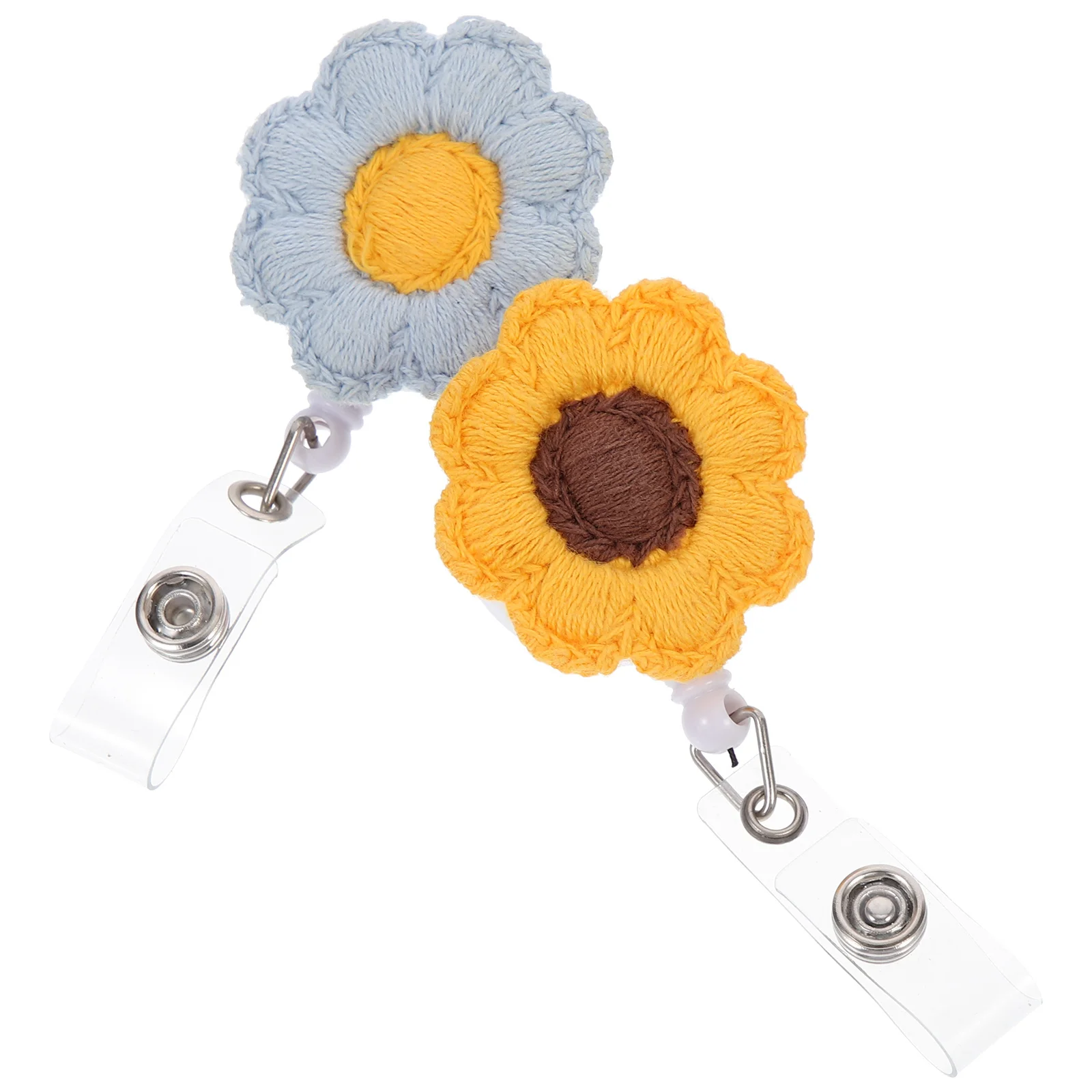 2Pcs Sunflower Shape Badge Holder Premium ABS Felt Retractable Badge Reel Clip for Id Cards Name Tags Nurses Workers Security
2Pcs Sunflower Shape Badge Holder Premium ABS Felt Retractable Badge Reel Clip for Id Cards Name Tags Nurses Workers Security