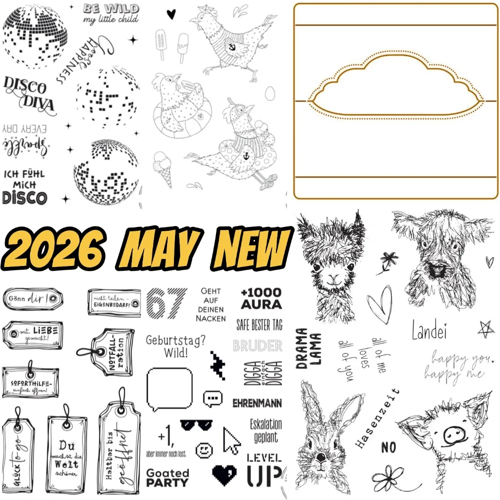 2026 May NEW Cutting Dies Scrapbook Diary Decoration Stencil Embossing Template DIY Greeting Card Handmade
2026 May NEW Cutting Dies Scrapbook Diary Decoration Stencil Embossing Template DIY Greeting Card Handmade