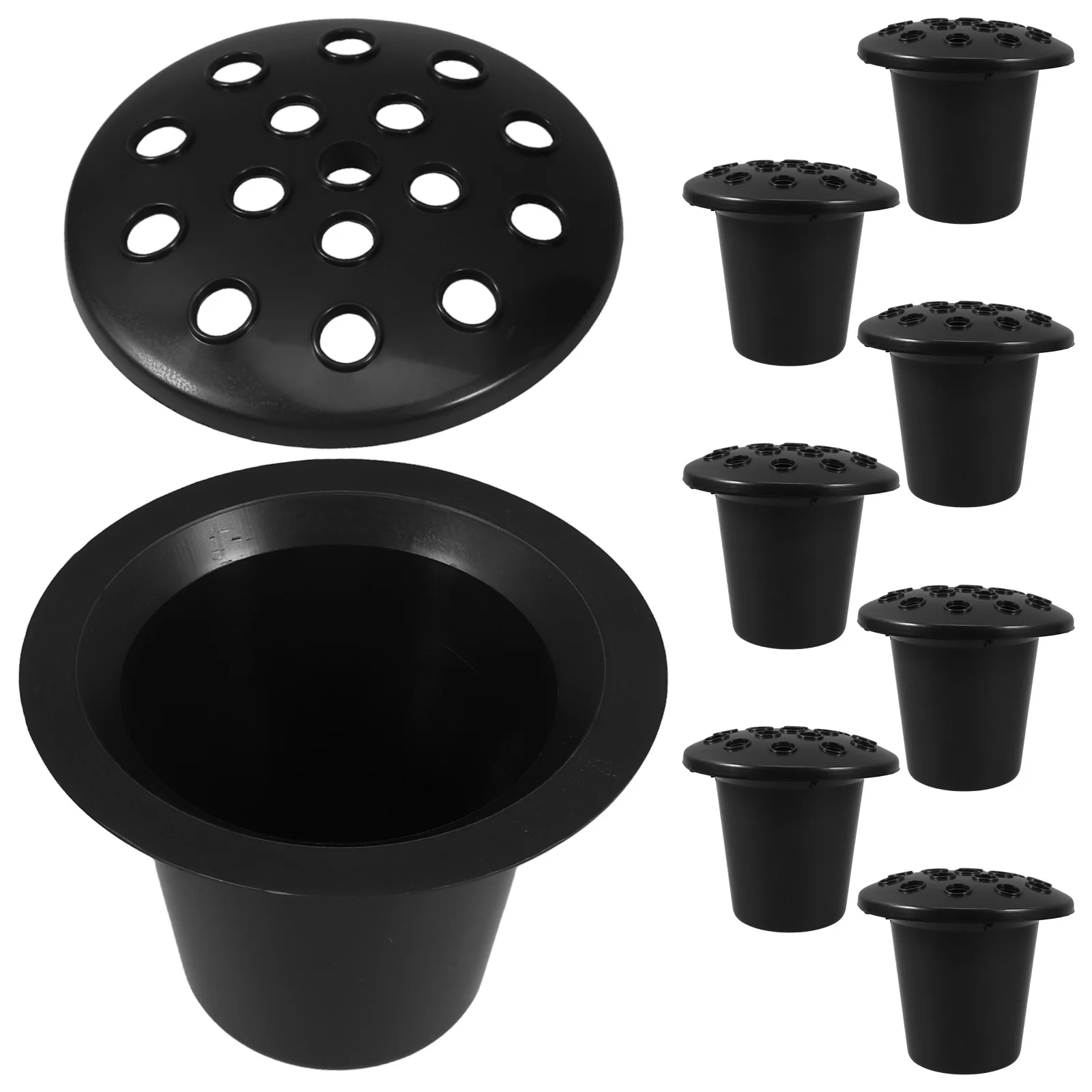 8Pcs Plastic Cemetery Flower Pot Shape Multi-Hole Design Grave Decoration Flower Holder Cemetery Grave Decorations
8Pcs Plastic Cemetery Flower Pot Shape Multi-Hole Design Grave Decoration Flower Holder Cemetery Grave Decorations