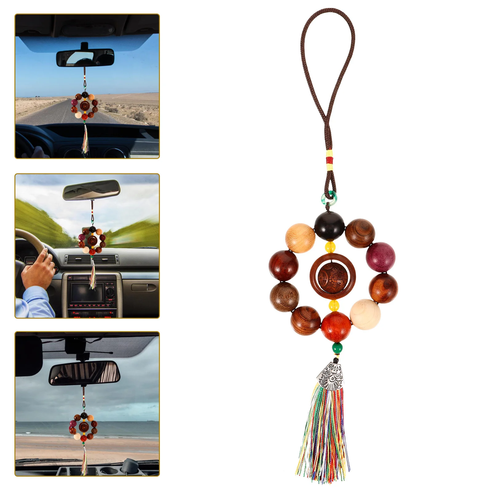 Sandalwood Car Hanging Pendant Rosary Decor for Rearview Mirror Exquisitely Crafted Wooden Car Ornament Interior Accessories
Sandalwood Car Hanging Pendant Rosary Decor for Rearview Mirror Exquisitely Crafted Wooden Car Ornament Interior Accessories