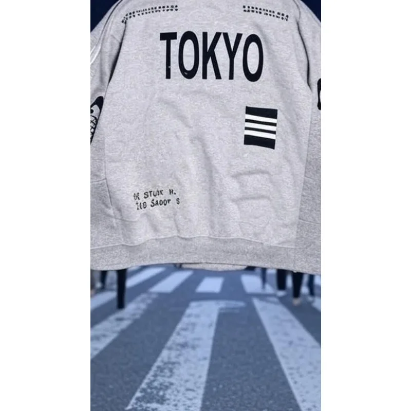 Новые толстовки в стиле Харадзюку в стиле хип-хоп, мужская и женская одежда, хлопковые пуловеры большого размера с графическими буквами и длинными рукавами, городская улица
Новые толстовки в стиле Харадзюку в стиле хип-хоп, мужская и женская одежда, хлопковые пуловеры большого размера с графическими буквами и длинными рукавами, городская улица