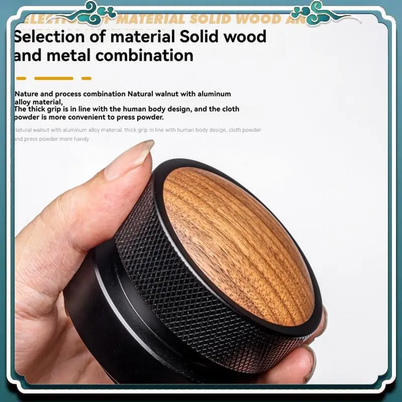 Premium Self-Adaptive Height Tamper Stainless Steel Adjustable Depth Calibrated Coffee Distributor Solid Wood Elastic Tamper 53M
Premium Self-Adaptive Height Tamper Stainless Steel Adjustable Depth Calibrated Coffee Distributor Solid Wood Elastic Tamper 53M
