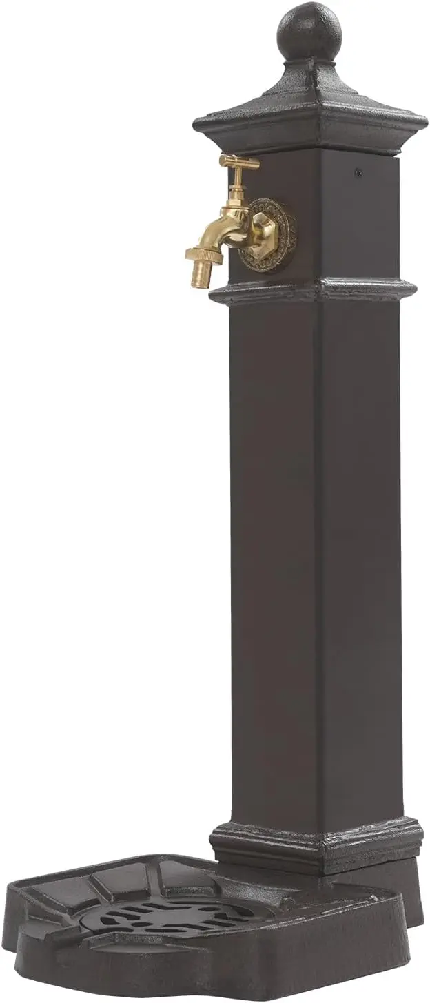 Dyrabrest Vintage Cast Iron Garden Water Column with Brass Faucet, 29.13\" Retro Outdoor Hydrant Heavy-Duty Freestanding Fountain
Dyrabrest Vintage Cast Iron Garden Water Column with Brass Faucet, 29.13\" Retro Outdoor Hydrant Heavy-Duty Freestanding Fountain