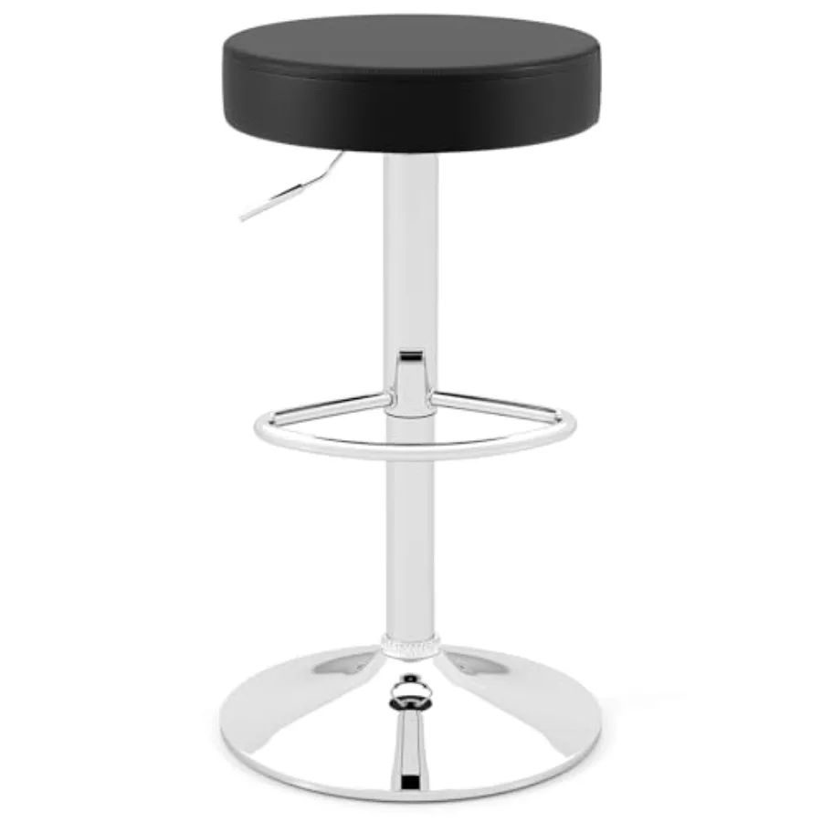 Bar Stool, Adjustable Height PU Leather Bar Chair with Swivel Padded Seat, Footrest and Anti-Slip Base, Modern Backless Barstoo
Bar Stool, Adjustable Height PU Leather Bar Chair with Swivel Padded Seat, Footrest and Anti-Slip Base, Modern Backless Barstoo