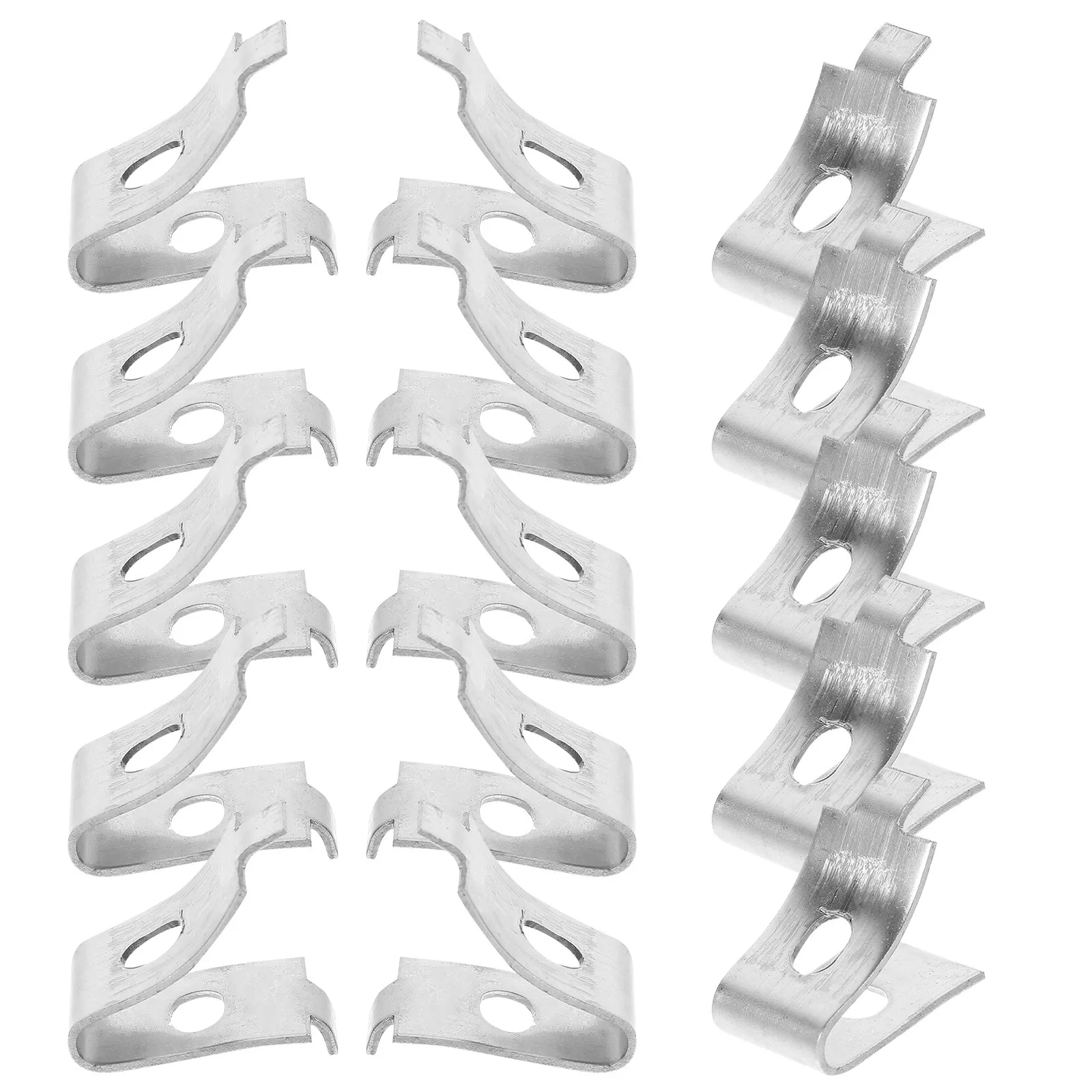 18Pcs Stainless Steel Shelf Support Clips Heavy Duty Rustproof Wear Resistant Easy Install for Cabinets Closets Bookcases
18Pcs Stainless Steel Shelf Support Clips Heavy Duty Rustproof Wear Resistant Easy Install for Cabinets Closets Bookcases