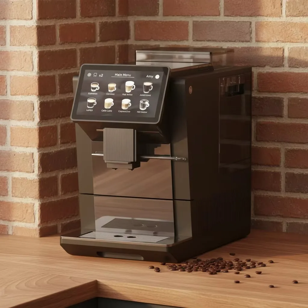 2L Large Capacity Integrated Coffee Grinder Fully Automatic Smart Coffee Machine for Commercial Hotel Restaurant Use
2L Large Capacity Integrated Coffee Grinder Fully Automatic Smart Coffee Machine for Commercial Hotel Restaurant Use