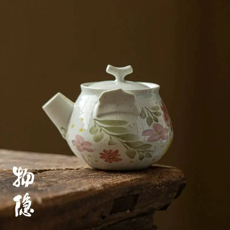 Wuyintang retro Coarse Pottery Hand Held Pot Household Ceramic With Filter Anti Scalding Kung Fu Tea Set Teapot
Wuyintang retro Coarse Pottery Hand Held Pot Household Ceramic With Filter Anti Scalding Kung Fu Tea Set Teapot