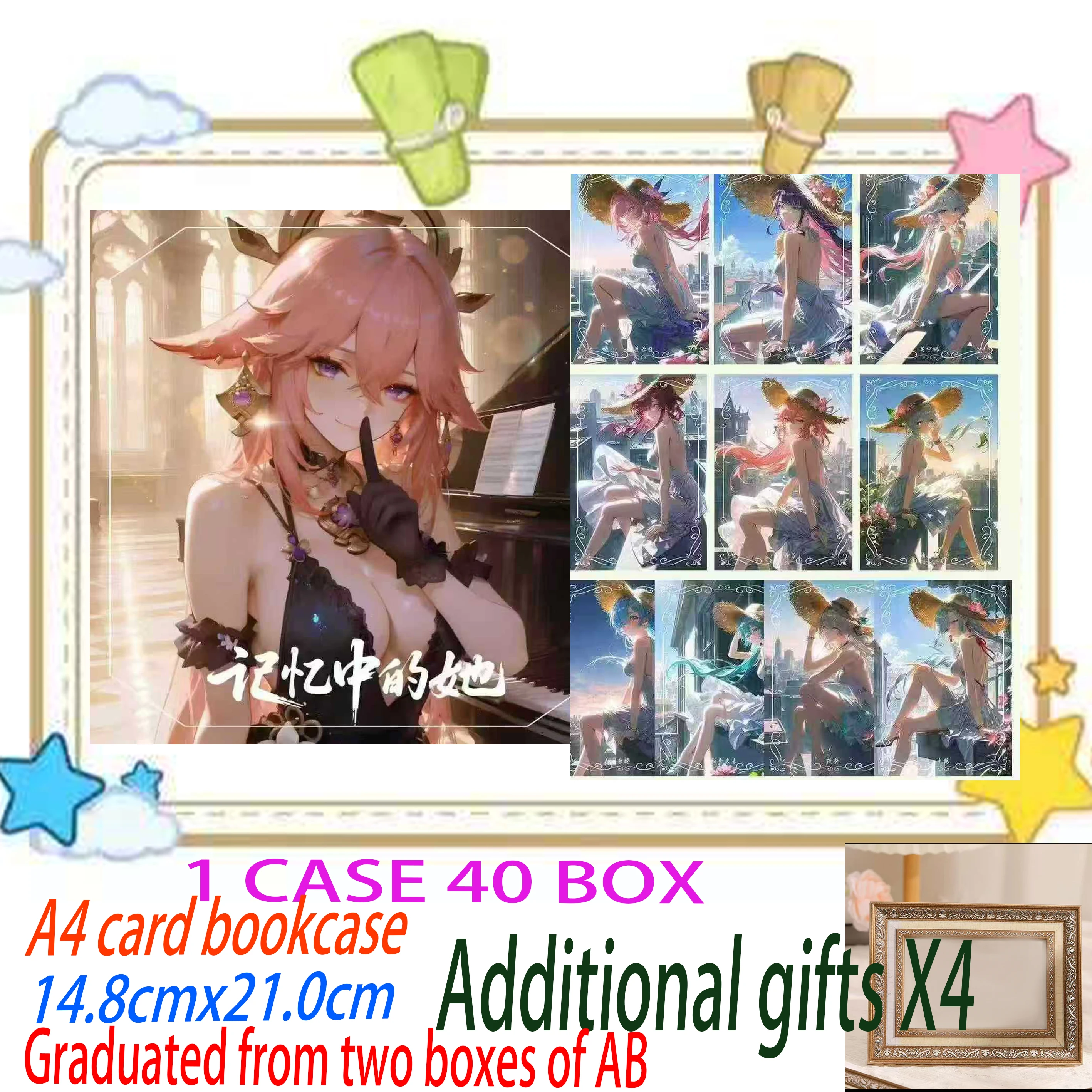 Wholesale latest goddess story game collection card characters anime color paper hobby wife gift sexy supplement bag bikini boar
Wholesale latest goddess story game collection card characters anime color paper hobby wife gift sexy supplement bag bikini boar