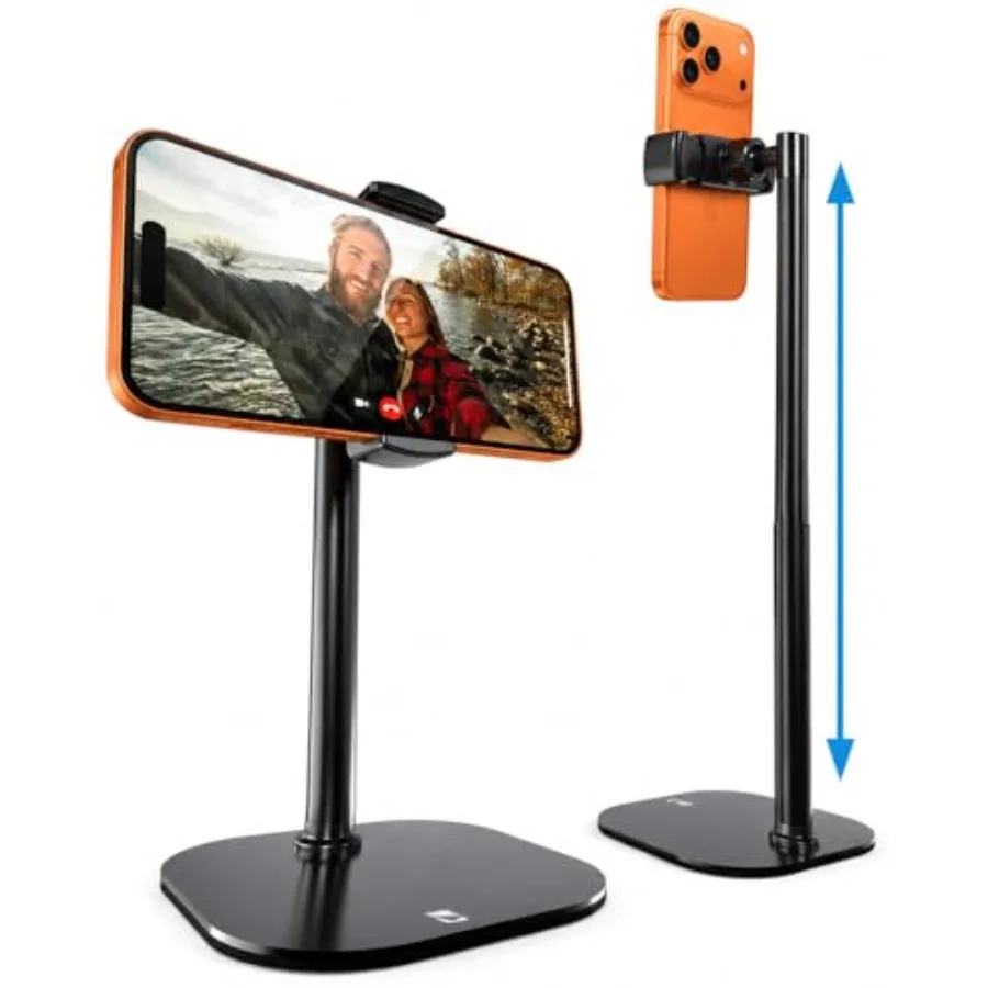 ChatStand, Adjustable Cell Phone Stand for Desk, Phone Stand for Recording, iPhone Holder for Filming, Small iPhone Tripod, Sop
ChatStand, Adjustable Cell Phone Stand for Desk, Phone Stand for Recording, iPhone Holder for Filming, Small iPhone Tripod, Sop