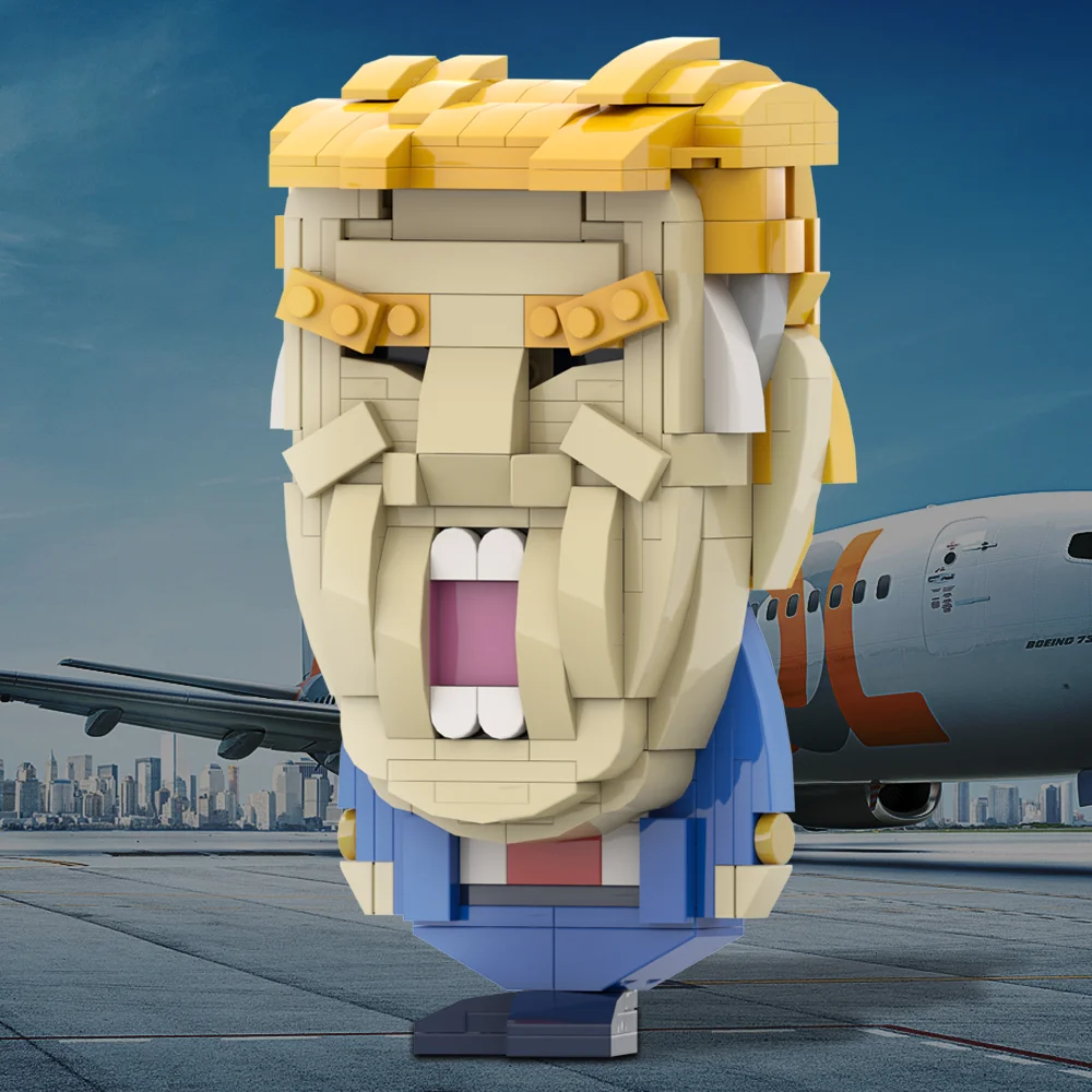 MOC Trump Brick Model - Creative Political Figure Building Blocks, Fun DIY Toy, Desktop Decoration & Collectible Gift
MOC Trump Brick Model - Creative Political Figure Building Blocks, Fun DIY Toy, Desktop Decoration & Collectible Gift