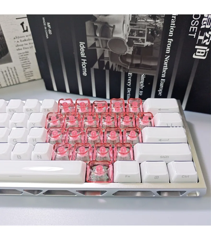 Crystal Jelly + 21-key Love Keycap 133-key Full Set O EM Highly Adaptable Tarantula Mai Cong Meijia Lion
Crystal Jelly + 21-key Love Keycap 133-key Full Set O EM Highly Adaptable Tarantula Mai Cong Meijia Lion