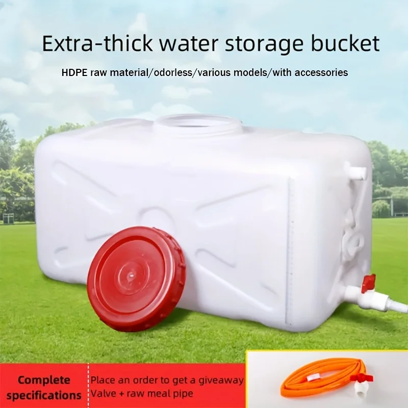 Plastic Water Storage Carrier with Tap Tank Thickened Large Plastic Water Tank Portable Water Storage Containers for Outdoor Camping, Picnicking, RV And Household Water Use
Plastic Water Storage Carrier with Tap Tank Thickened Large Plastic Water Tank Portable Water Storage Containers for Outdoor Camping, Picnicking, RV And Household Water Use
