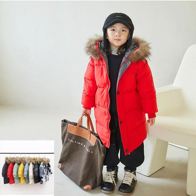 Toddler Baby Girl Boy Thickened Cotton Padded Hooded Coat with Real Fur Trim 0-2T Winter Warm Long Puffer Jacket Kids Outerwear
Toddler Baby Girl Boy Thickened Cotton Padded Hooded Coat with Real Fur Trim 0-2T Winter Warm Long Puffer Jacket Kids Outerwear