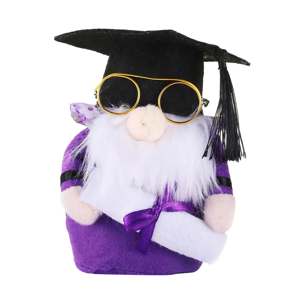 Graduation Theme Lovely Gnome Decorative Adornment Interesting Cloth Dwarf
Graduation Theme Lovely Gnome Decorative Adornment Interesting Cloth Dwarf
