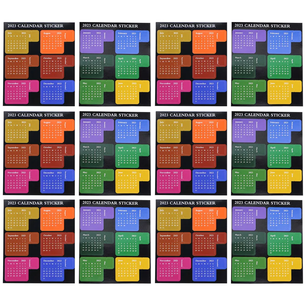 12 Sheets DIY Planner Stickers Bright Portable Tabs for Daily Use Convenient Calendar Labels Study Work Organization Tools
12 Sheets DIY Planner Stickers Bright Portable Tabs for Daily Use Convenient Calendar Labels Study Work Organization Tools