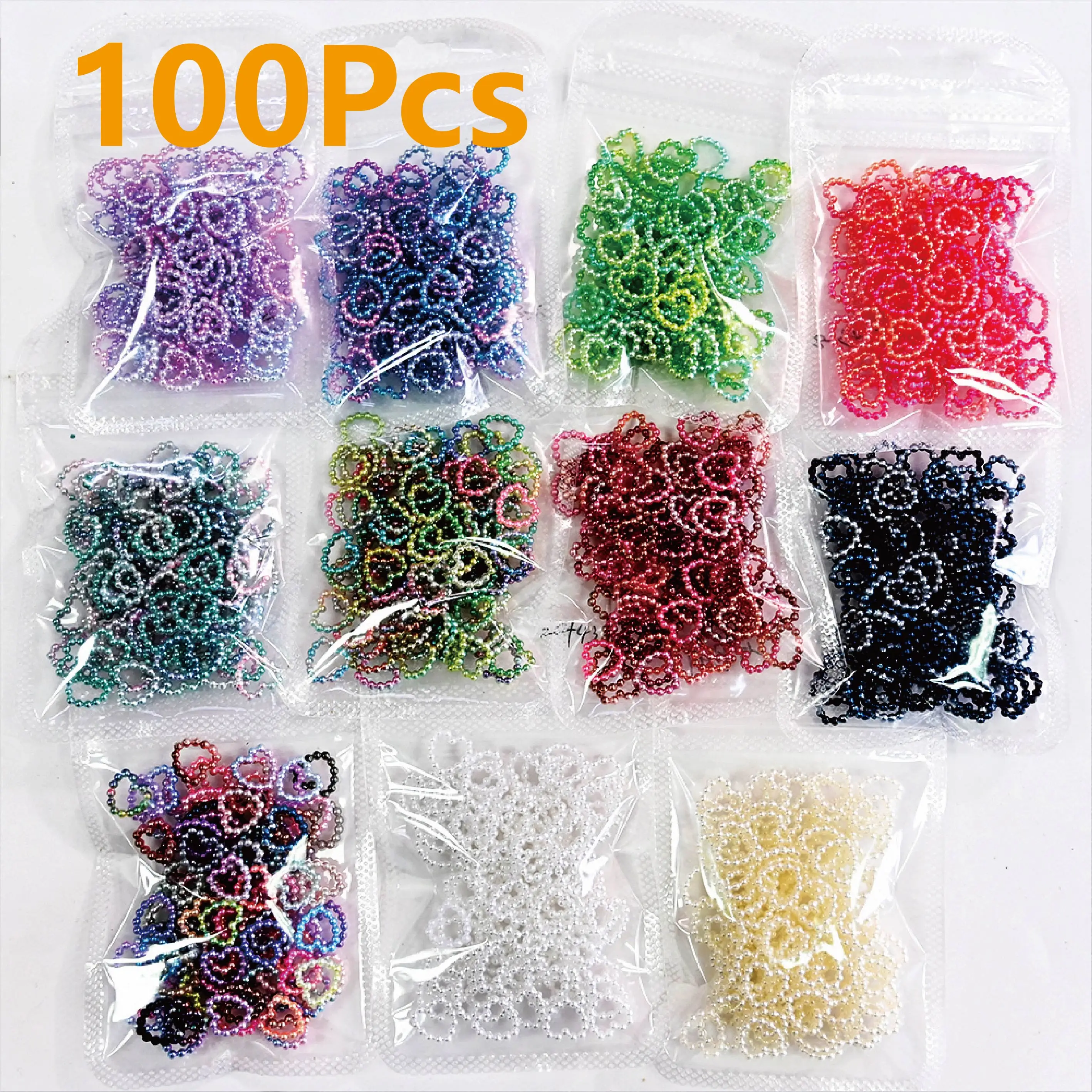100 Pearl Heart Nail Art Decoration Hollow Rhinestones Ornaments Love Pearls Colorful Manicure DIY Accessories Mermaid Symphony
100 Pearl Heart Nail Art Decoration Hollow Rhinestones Ornaments Love Pearls Colorful Manicure DIY Accessories Mermaid Symphony