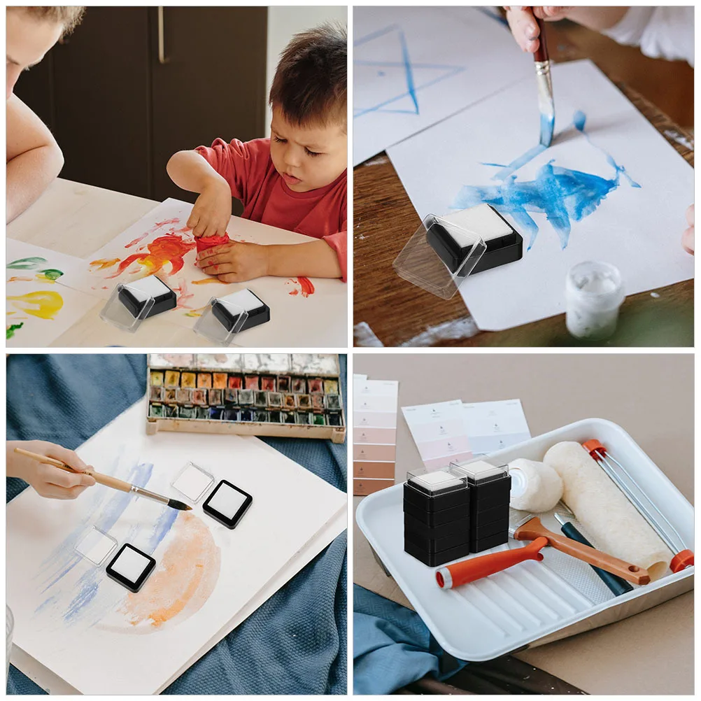 25Pcs Blank Ink Pads DIY Fingerprints Handprints Washable Stamp Pads for Classroom Crafts Ink Pad Office Supply
25Pcs Blank Ink Pads DIY Fingerprints Handprints Washable Stamp Pads for Classroom Crafts Ink Pad Office Supply