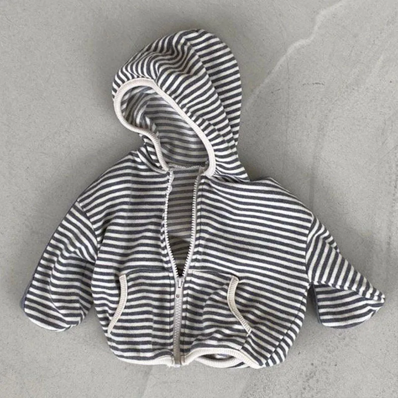 2025 Autumn New Baby Long Sleeve Hooded Coat Cotton Infant Boys Casual Striped Jacket Girls Sweatshirt Coat Toddler Cardigan
2025 Autumn New Baby Long Sleeve Hooded Coat Cotton Infant Boys Casual Striped Jacket Girls Sweatshirt Coat Toddler Cardigan