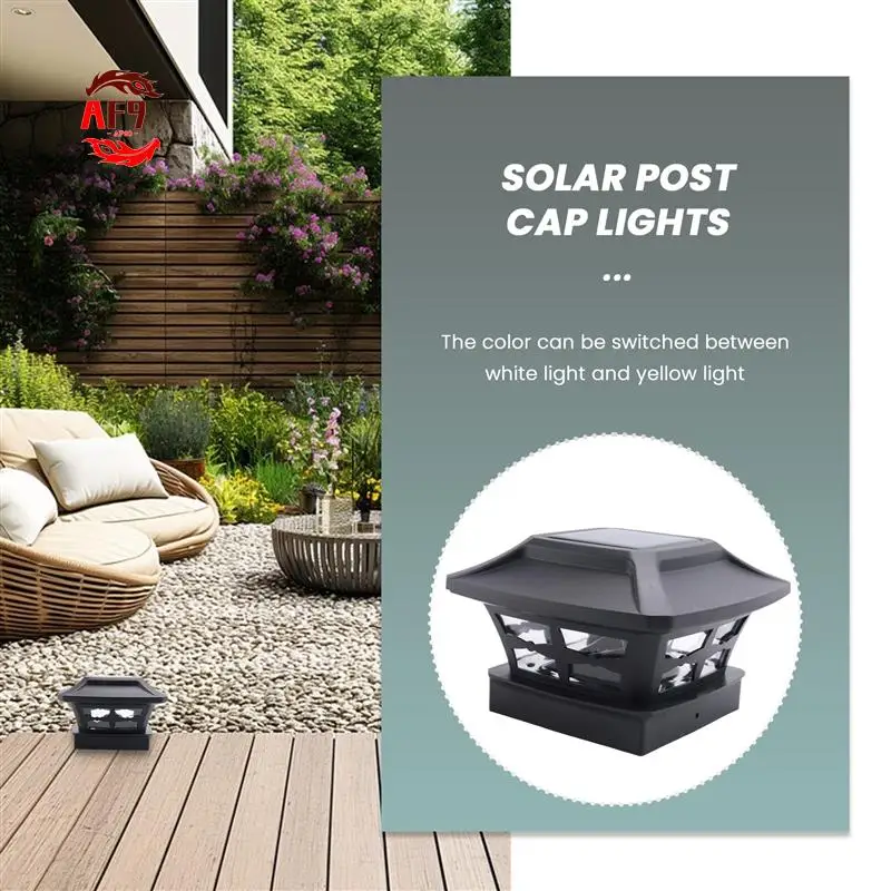 AF90-Solar Post Cap Lights 2 Lighting Modes LED Deck Fence Cap Lights For 4X4 Wooden Posts Garden Decoration Warm
AF90-Solar Post Cap Lights 2 Lighting Modes LED Deck Fence Cap Lights For 4X4 Wooden Posts Garden Decoration Warm
