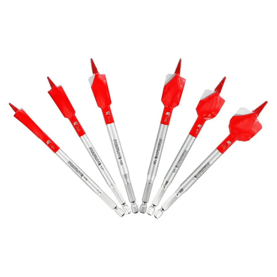 6Piece Set Demo Demon Spade Bit for NailEmbedded Wood, UltraDurable and LongLasting 6 Length DSPD4920S6
6Piece Set Demo Demon Spade Bit for NailEmbedded Wood, UltraDurable and LongLasting 6 Length DSPD4920S6