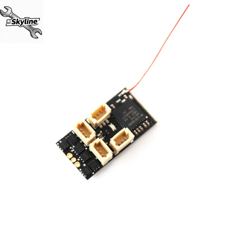 MA-RX42E-D DSMX DSM2 micro receiver built-in 1S 5A brushless ESC mini receiver only 1.25g for micro airplanes aircrafts
MA-RX42E-D DSMX DSM2 micro receiver built-in 1S 5A brushless ESC mini receiver only 1.25g for micro airplanes aircrafts
