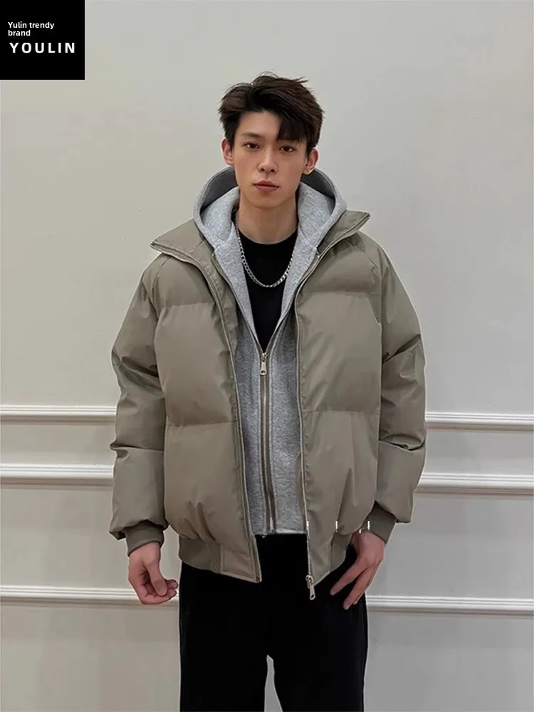 Thiened Warmth Cotton Pilot Jaet Men's Winter ort PU Leather Hooded Fake Two-Piece Coat American Sle Youth Casual Fas...
Thiened Warmth Cotton Pilot Jaet Men's Winter ort PU Leather Hooded Fake Two-Piece Coat American Sle Youth Casual Fas...