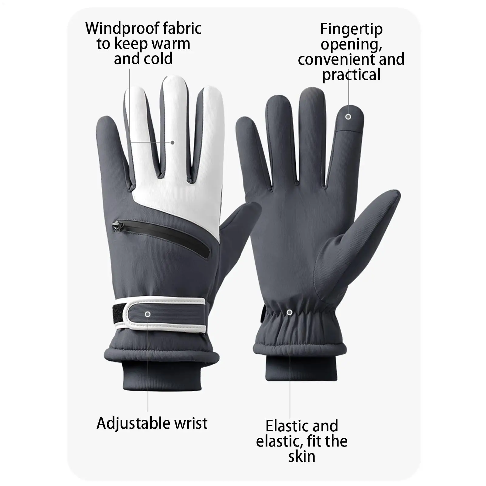 Winter Gloves Touchscreen Windproof Non-Slip Mittens Ski Snow Gloves For Cold Weather For Biking Sporting Driving Skiing Women
Winter Gloves Touchscreen Windproof Non-Slip Mittens Ski Snow Gloves For Cold Weather For Biking Sporting Driving Skiing Women