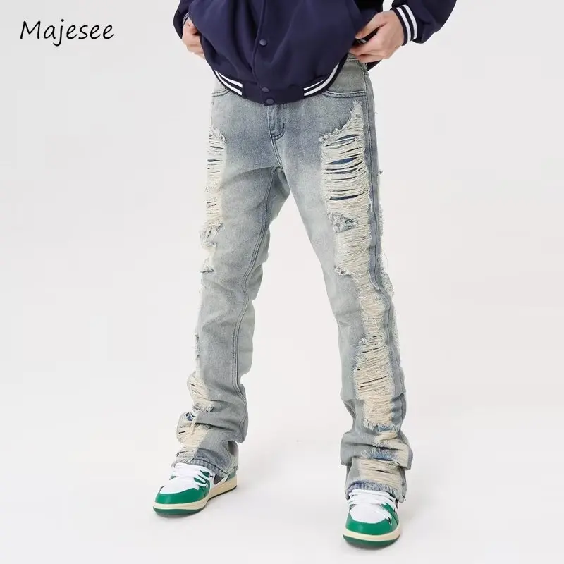 Mens Jeans Casual Slim Straight Frayed Spring Autumn Fashion Retro Hole American Style Teenagers Vintage High Street
Mens Jeans Casual Slim Straight Frayed Spring Autumn Fashion Retro Hole American Style Teenagers Vintage High Street