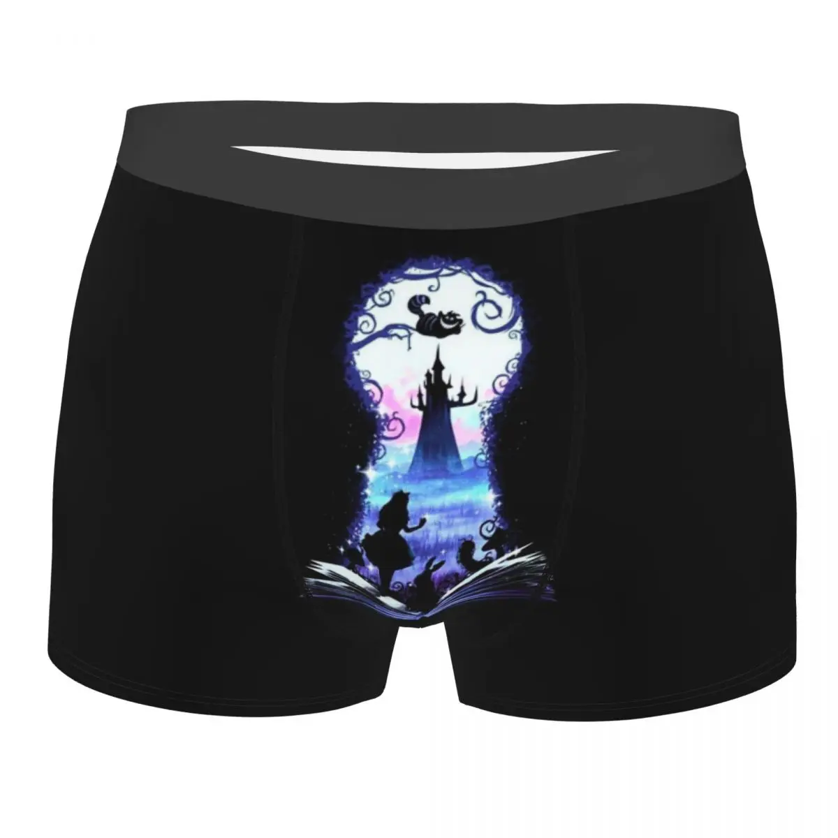 Мужские боксеры с рисунком Чеширского кота на заказ, мужские трусы «Алиса в стране чудес», нижнее белье, новинка, трусы
Мужские боксеры с рисунком Чеширского кота на заказ, мужские трусы «Алиса в стране чудес», нижнее белье, новинка, трусы