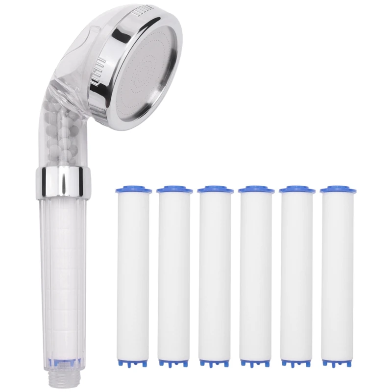 4X Bathroom Handheld Shower Water Saving Head Set With 6 Filters High Pressure Portable Shower Head Hand Shower
4X Bathroom Handheld Shower Water Saving Head Set With 6 Filters High Pressure Portable Shower Head Hand Shower