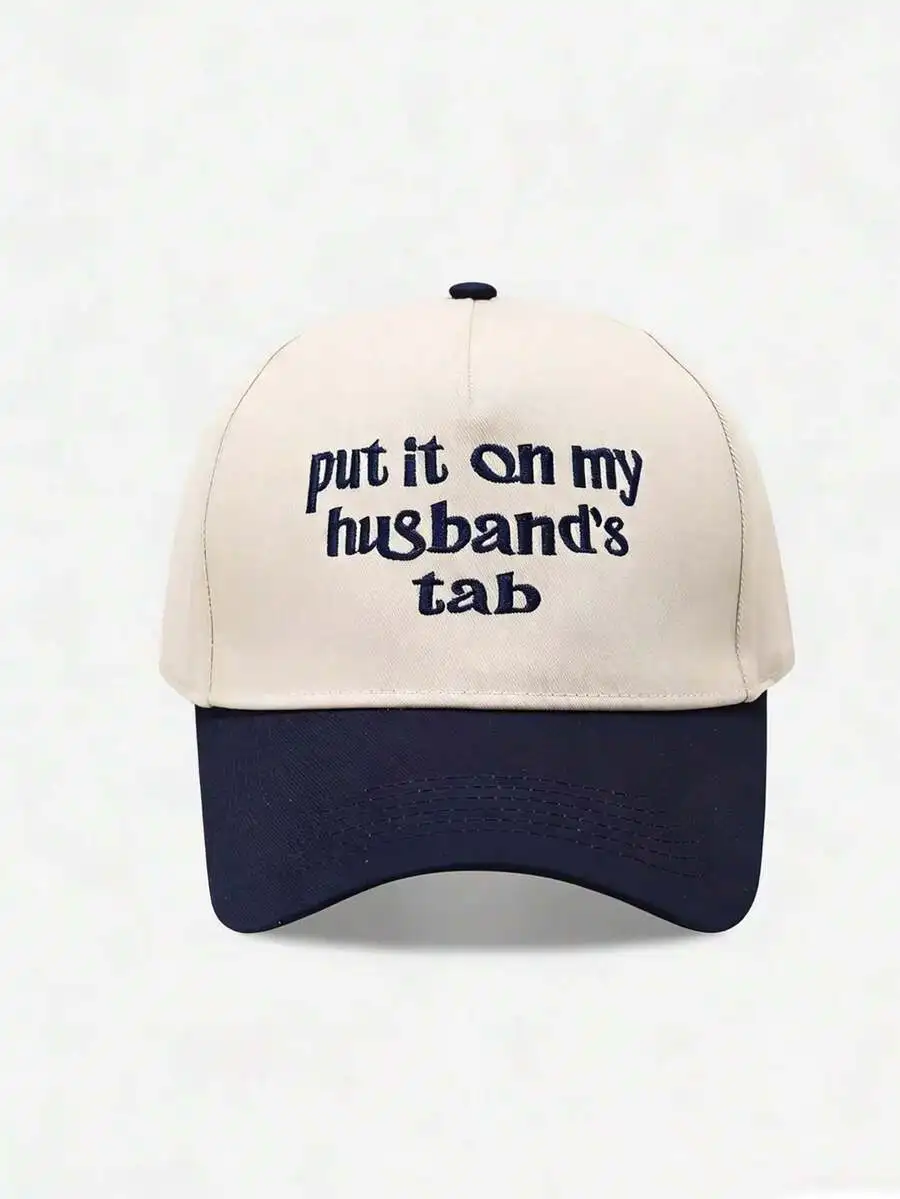 Embroidered Put It On My Husbands Tab Adjustable Baseball Cap Casual Sun Protection Hat
Embroidered Put It On My Husbands Tab Adjustable Baseball Cap Casual Sun Protection Hat