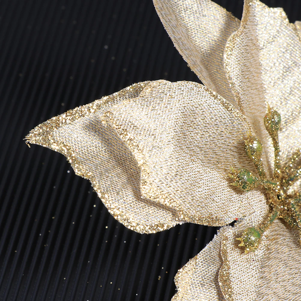 24 Pcs Christmas Flower Decoration Artificial Glitter Flowers for Tree Ornaments Indoor Simulation Decorative Material
24 Pcs Christmas Flower Decoration Artificial Glitter Flowers for Tree Ornaments Indoor Simulation Decorative Material