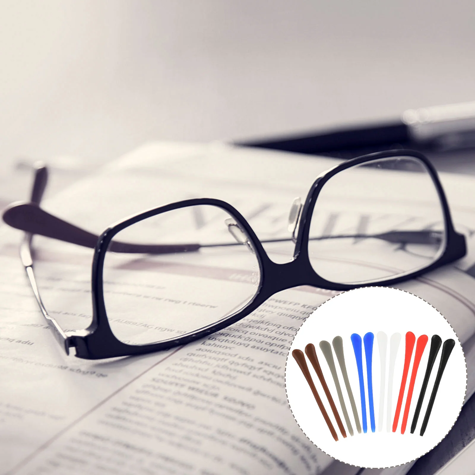 12Pairs Eyeglass End Tips Silicone Anti-Slip Glasses Ear Grips Comfortable Fit for Myopia Sports Running Daily Wear Eyeglass
12Pairs Eyeglass End Tips Silicone Anti-Slip Glasses Ear Grips Comfortable Fit for Myopia Sports Running Daily Wear Eyeglass