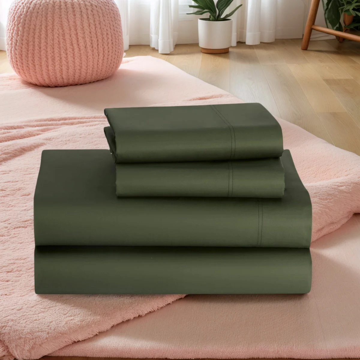 100% Egyptian Cotton Sheets Queen Size Set- Luxury 600 Thread Count Sheets, 4pcs Set Cooling Queen Egyptian Cotton Sheets with D
100% Egyptian Cotton Sheets Queen Size Set- Luxury 600 Thread Count Sheets, 4pcs Set Cooling Queen Egyptian Cotton Sheets with D
