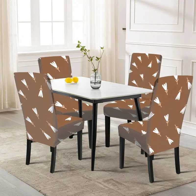 Elastic dining chair cover, flower and grass wind and snow flower pattern, machine washable for hotel banquet home decoration
Elastic dining chair cover, flower and grass wind and snow flower pattern, machine washable for hotel banquet home decoration