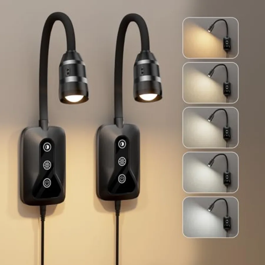 Wall Mounted Headboard Reading Light, LED Dimmable Touch Control, Ideal for Bedside, Office, or Reading
Wall Mounted Headboard Reading Light, LED Dimmable Touch Control, Ideal for Bedside, Office, or Reading