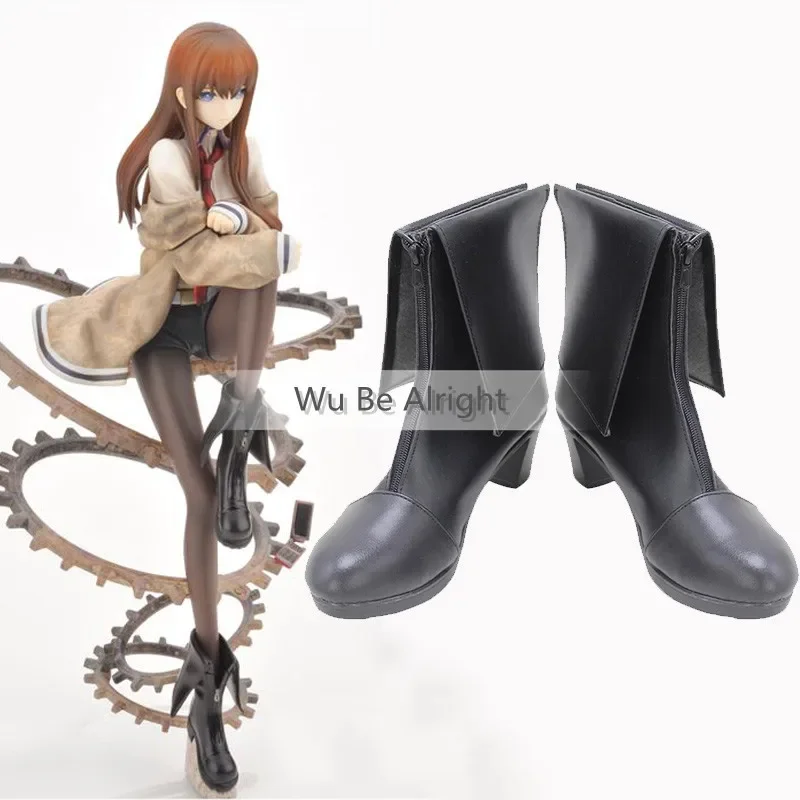 Обувь для косплея в стиле аниме Steins Makise Kurisu, ботинки для косплея, женские черные ботинки, реквизит для костюма на заказ
Обувь для косплея в стиле аниме Steins Makise Kurisu, ботинки для косплея, женские черные ботинки, реквизит для костюма на заказ