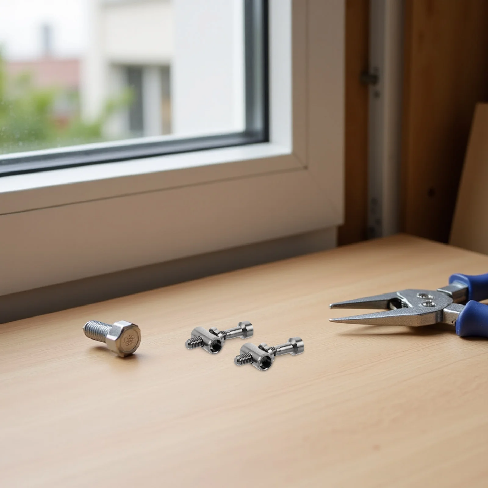 2Pcs Bike Seatpost Fixing Bolts Titanium Alloy M5x30 Lightweight Anti-Loosening Saddle Screws for Mountain Bikes
2Pcs Bike Seatpost Fixing Bolts Titanium Alloy M5x30 Lightweight Anti-Loosening Saddle Screws for Mountain Bikes