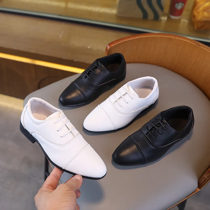 Kids'Casual Shoes Solid Color PU Leather Autumn Shoes For Boys Anti-slip Soft Bottom Breathable Designer Black White Size 26-36
Kids'Casual Shoes Solid Color PU Leather Autumn Shoes For Boys Anti-slip Soft Bottom Breathable Designer Black White Size 26-36