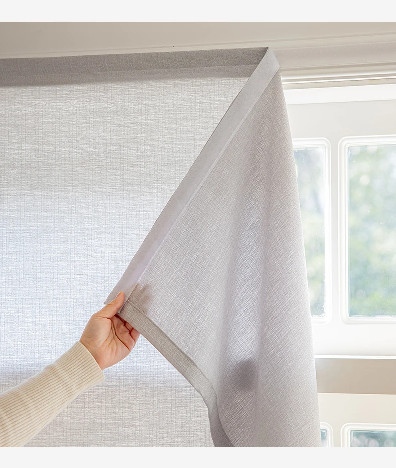 Punch Free Self-stick Curtains for Bedroom, Solid Color Yarn Decoration Fabrics,Holes Free Velcro Semi-blackout Sheer Curtains
Punch Free Self-stick Curtains for Bedroom, Solid Color Yarn Decoration Fabrics,Holes Free Velcro Semi-blackout Sheer Curtains