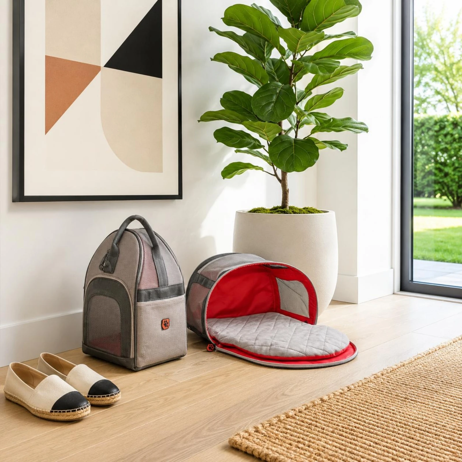 Soft-Sided Feline Carrier Oxford Material Foldable Pet Bag
Soft-Sided Feline Carrier Oxford Material Foldable Pet Bag