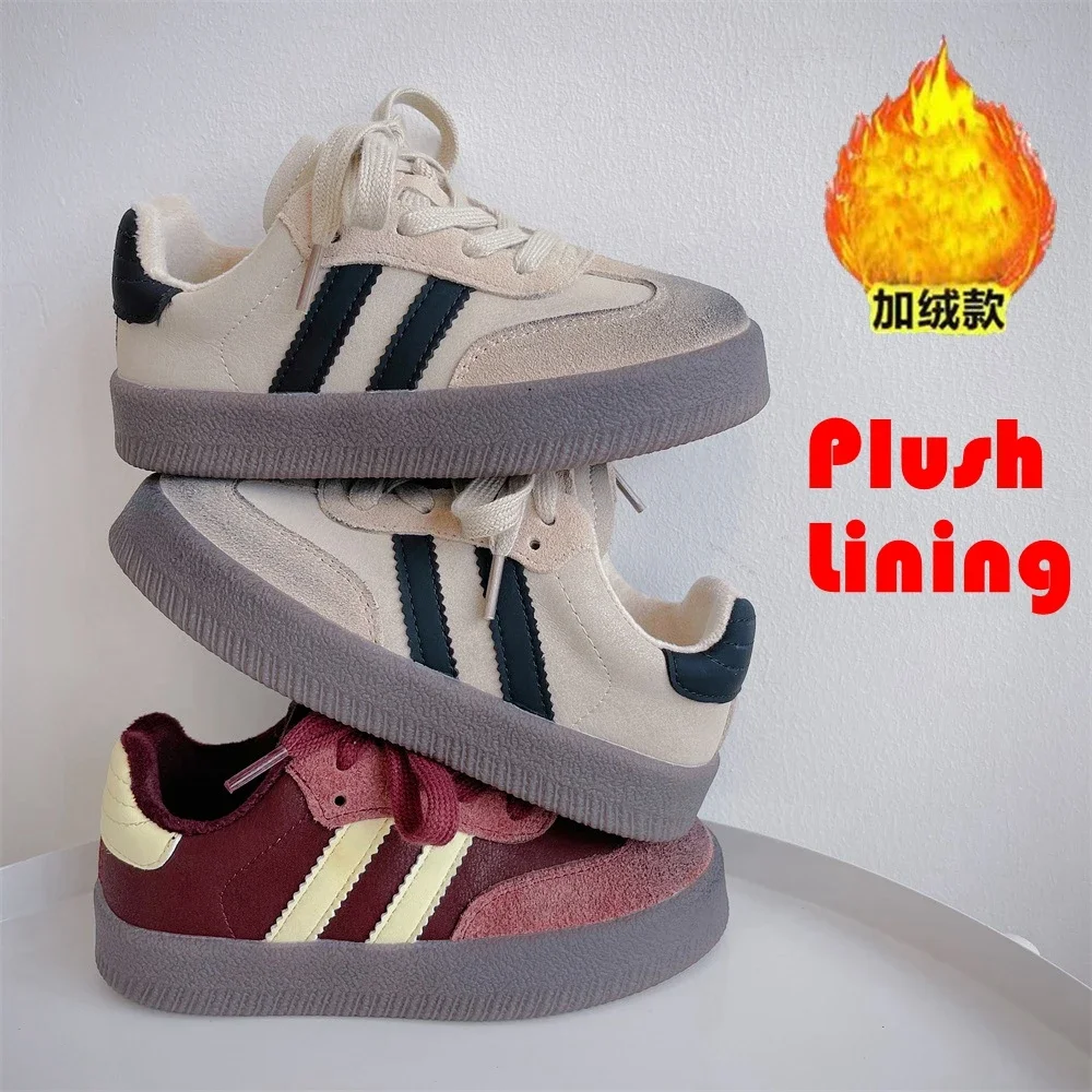 Winter children's leather comfortable sports shoes boys and girls casual shoes children's soft sole warm skateboard shoes
Winter children's leather comfortable sports shoes boys and girls casual shoes children's soft sole warm skateboard shoes