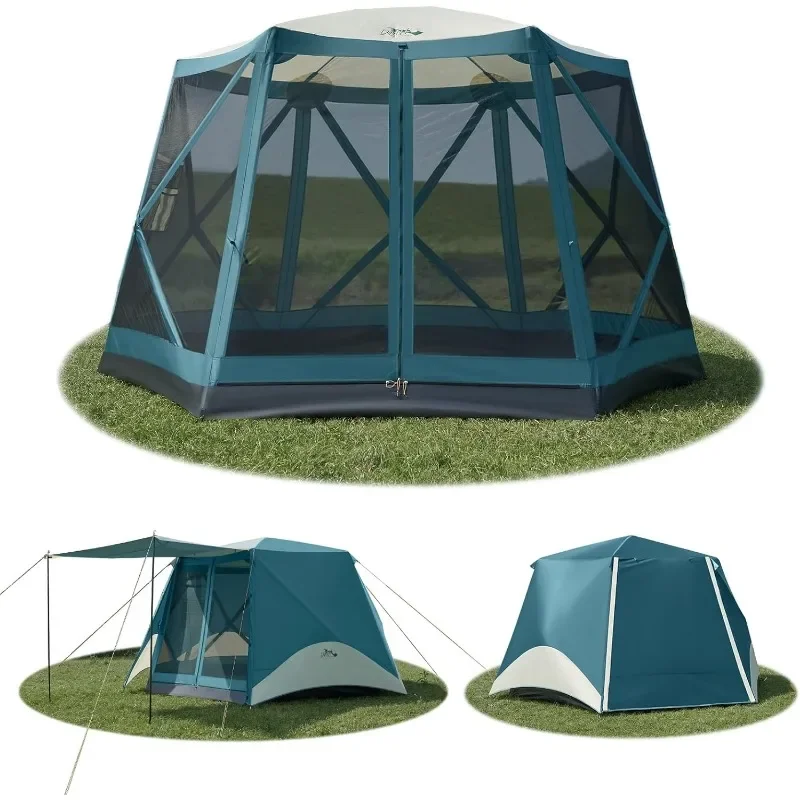 DMH OUTDOORS Instant Pop Up Screen House Tent with Porch Camping Tent Large Family Tents Screen Rainfly Hexagonal Tent Outdoor
DMH OUTDOORS Instant Pop Up Screen House Tent with Porch Camping Tent Large Family Tents Screen Rainfly Hexagonal Tent Outdoor