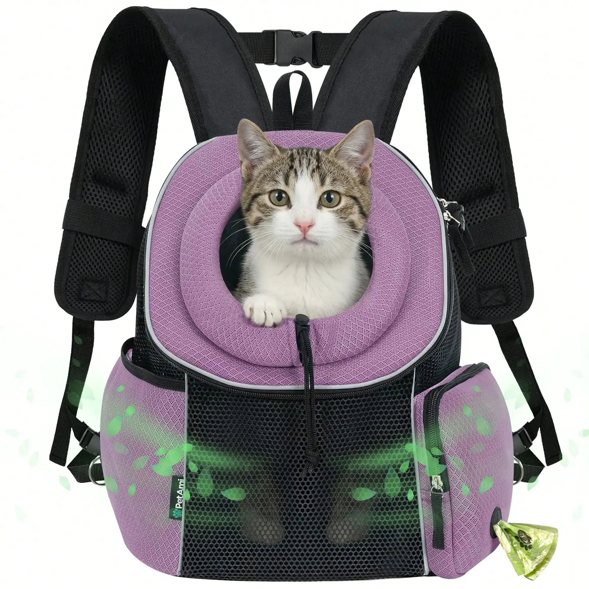 Dog Front Carrier Backpack, Extra Ventilated Adjustable Pet Chest Carrier Backpack, Cat Carrier For Hiking Camping Travel
Dog Front Carrier Backpack, Extra Ventilated Adjustable Pet Chest Carrier Backpack, Cat Carrier For Hiking Camping Travel