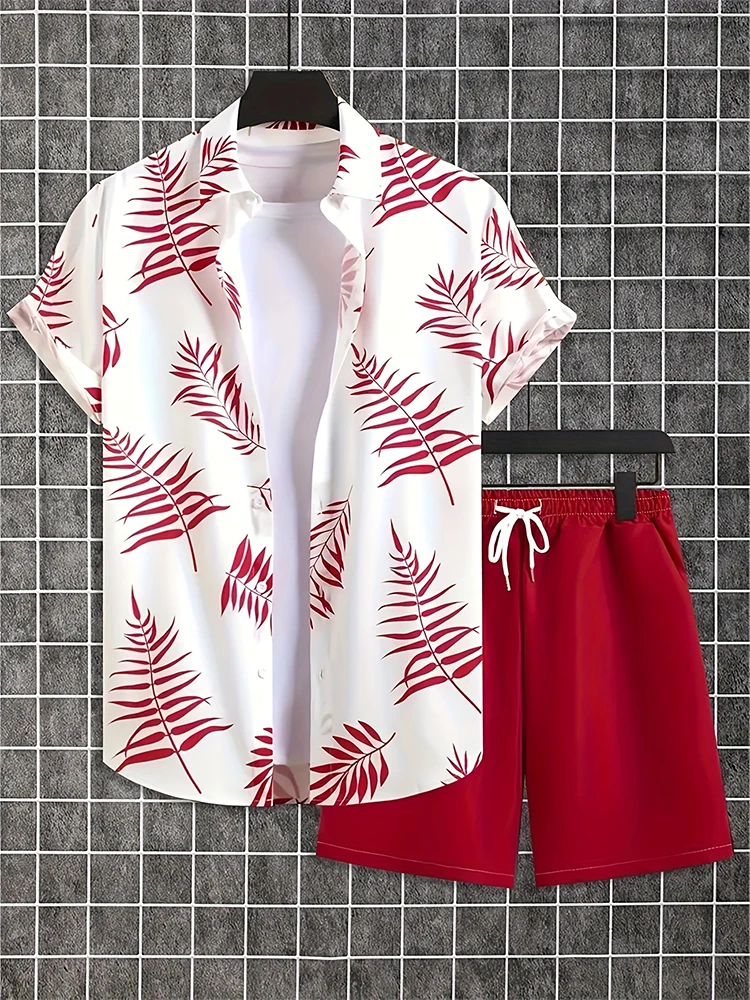 2024 New Hawaiian Style Men's Short Sleeve Shirt And Beach Shorts Set Summer Fashion Men's Casual Shirt Men's Sports Shorts
2024 New Hawaiian Style Men's Short Sleeve Shirt And Beach Shorts Set Summer Fashion Men's Casual Shirt Men's Sports Shorts