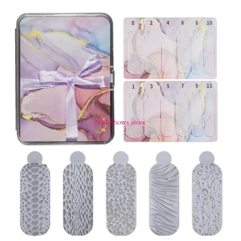 E0BC 60x Duals Shapes Stickers for Nail Gels Crystals Nails Touch Crystals Silicone Molds Reusable Nails System Stencils
E0BC 60x Duals Shapes Stickers for Nail Gels Crystals Nails Touch Crystals Silicone Molds Reusable Nails System Stencils
