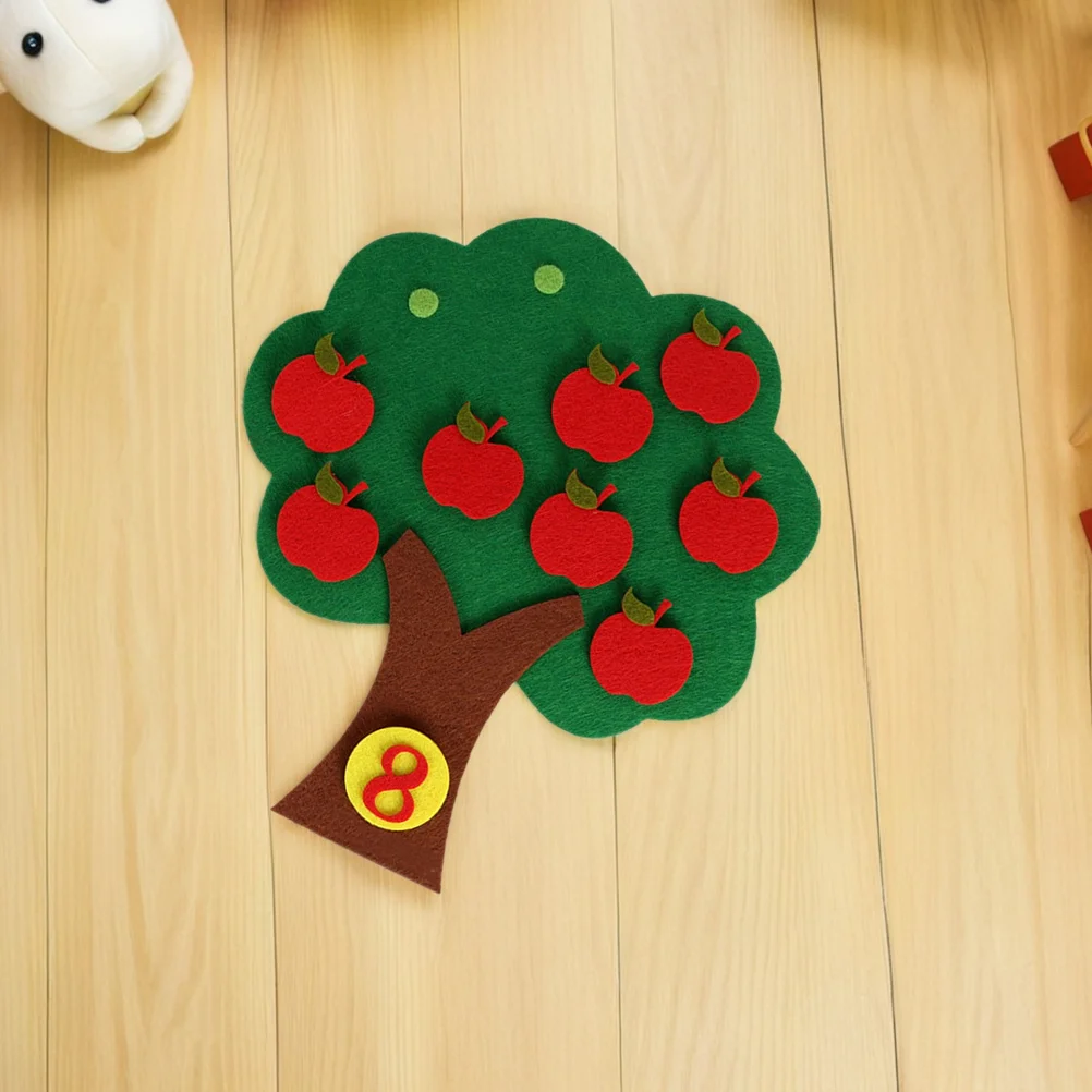 5 Sets Montessori Math Learning Felt Apple Tree Early Education Preschool Counting Addition Subtraction Number Matching Game
5 Sets Montessori Math Learning Felt Apple Tree Early Education Preschool Counting Addition Subtraction Number Matching Game