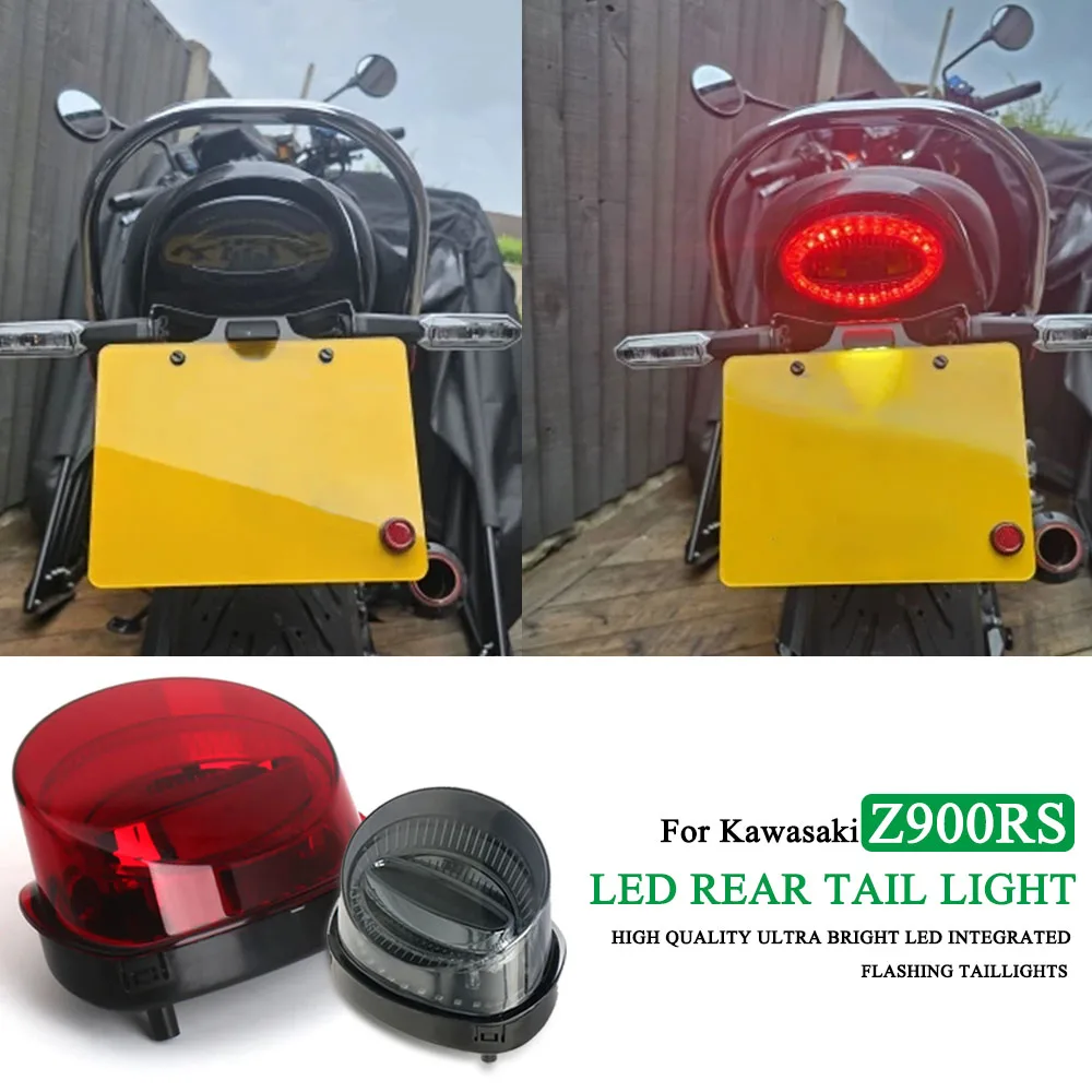 New Motorcycle Rear Tail Light LED Brake Running Red Smoke Lamp Taillight Fit For Z900RS Z 900 RS Cafe Z900 RS 2018-2024
New Motorcycle Rear Tail Light LED Brake Running Red Smoke Lamp Taillight Fit For Z900RS Z 900 RS Cafe Z900 RS 2018-2024